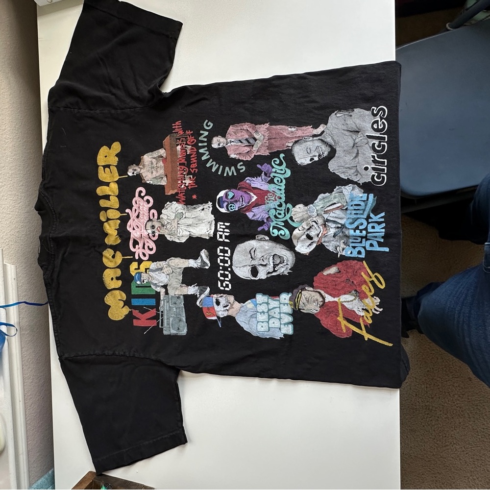 Mac Miller Graphic Tee - Black Multicolor
